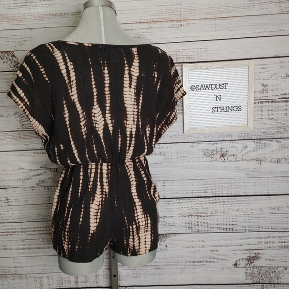 Urban Outfitters Band Of Gypsies Gauzy Romper Xs - Picture 6 of 14